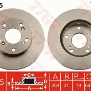 Premium Tarcza hamulcowa TRW DF7195