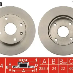 Tarcza hamulcowa TRW DF7218 Nie przegap