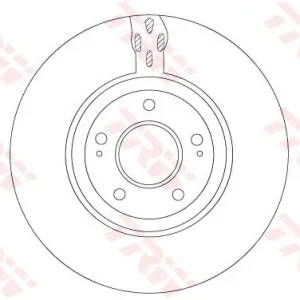 Cena promocyjna Tarcza hamulcowa TRW DF7302S