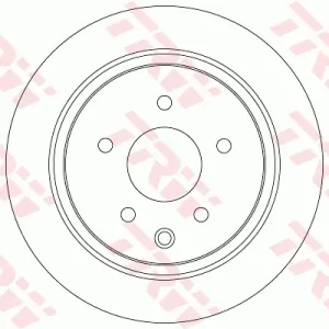 Ograniczona ilość Tarcza hamulcowa TRW DF7369
