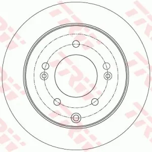 Tylko dziś Tarcza hamulcowa TRW DF7819