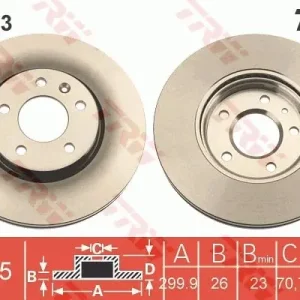 Hit cenowy Tarcza hamulcowa TRW DF7923