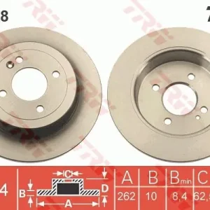 Tarcza hamulcowa TRW DF7928 Ostatnia szansa