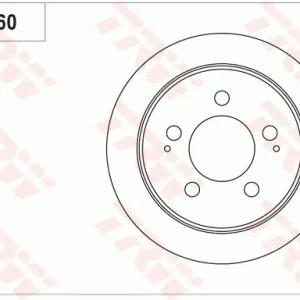 Darmowy zwrot Tarcza hamulcowa TRW DF7960