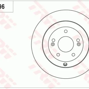 Dostępne od ręki Tarcza hamulcowa TRW DF7996