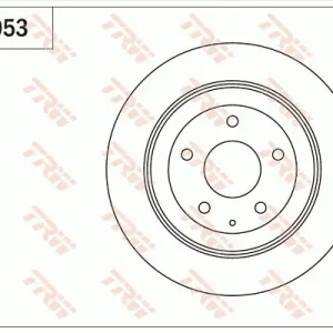 Oferta Tarcza hamulcowa TRW DF8053