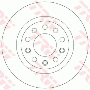 Tarcza hamulcowa TRW DF8070 Hit sprzedaży
