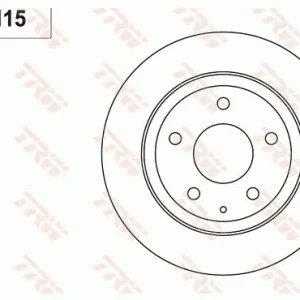 Tarcza hamulcowa TRW DF8115 Bezpieczne zakupy