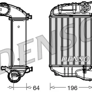 Chłodnica powietrza doładowującego DENSO DIT02003 Wybór klientów