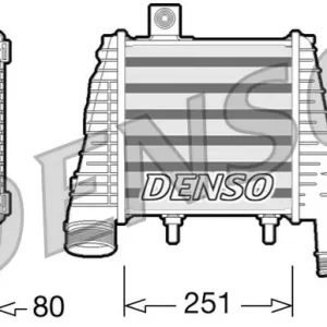 Chłodnica powietrza doładowującego DENSO DIT02008 Oferta limitowana