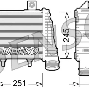 Cena promocyjna Chłodnica powietrza doładowującego DENSO DIT02009