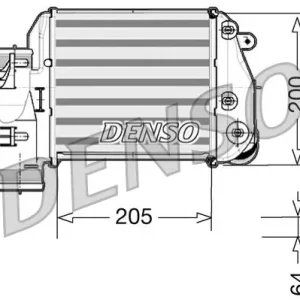 Obniżka ceny Chłodnica powietrza doładowującego DENSO DIT02025