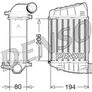Taniej Chłodnica powietrza doładowującego DENSO DIT02028