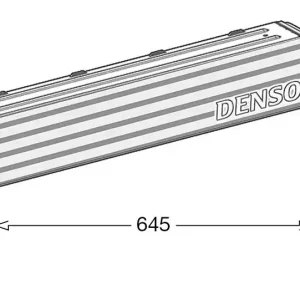Bestseller Chłodnica powietrza doładowującego DENSO DIT02037