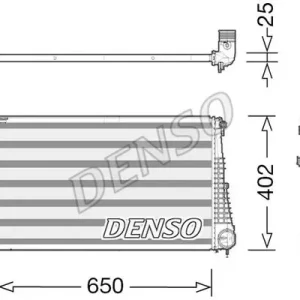 Chłodnica powietrza doładowującego DENSO DIT06003 Zamów dziś