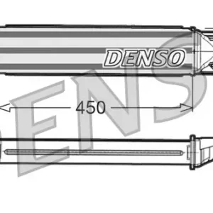 Chłodnica powietrza doładowującego DENSO DIT09106 Nowość
