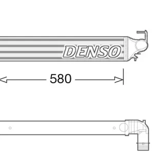Chłodnica powietrza doładowującego DENSO DIT09118 Wybór klientów