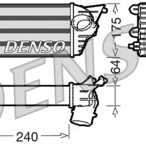Chłodnica powietrza doładowującego DENSO DIT09120 Kup online