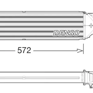 Chłodnica powietrza doładowującego DENSO DIT09122 Wyprzedaż