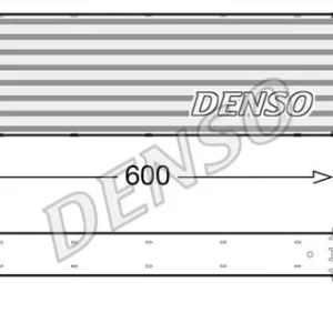 Chłodnica powietrza doładowującego DENSO DIT12004 Dostępne od ręki
