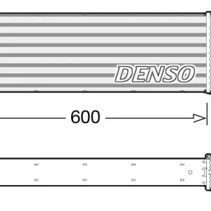 Chłodnica powietrza doładowującego DENSO DIT12005 Dodaj do koszyka