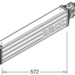 Chłodnica powietrza doładowującego DENSO DIT20005 Tylko do końca tygodnia