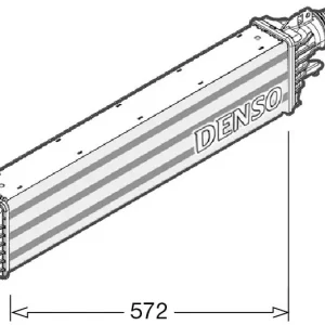 Bestseller Chłodnica powietrza doładowującego DENSO DIT20006