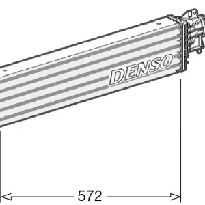 Chłodnica powietrza doładowującego DENSO DIT20007 Premium