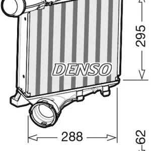 Chłodnica powietrza doładowującego DENSO DIT28020 Zniżka