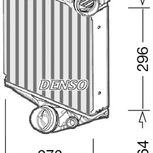 Bezpieczna płatność Chłodnica powietrza doładowującego DENSO DIT28022