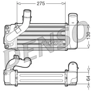 Kup online Chłodnica powietrza doładowującego DENSO DIT50001