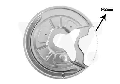 Najlepsza cena Panel rozbryzgiwujący, tarcza hamulcowa VAN WEZEL 7622374