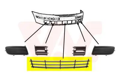 Kup teraz ATRAPY / ZAŚLEPKI W ZDERZAK VAN WEZEL 7622590