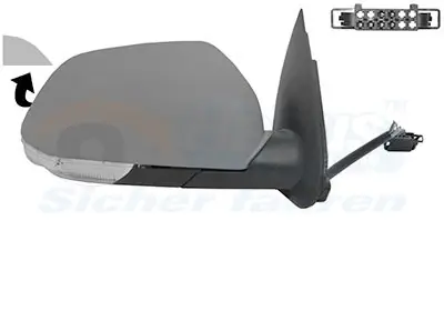 Lusterko zewnętrzne VAN WEZEL 7622818 Promocja