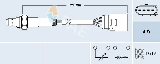 Premium Sonda lambda FAE 77139