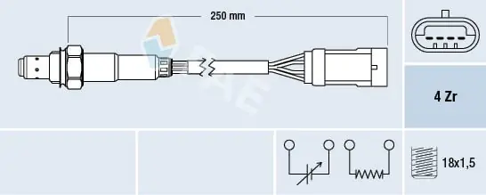 Sonda lambda FAE 77151 Nowość