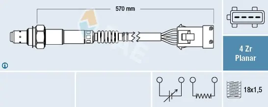 Sonda lambda FAE 77283 Oferta czasowa