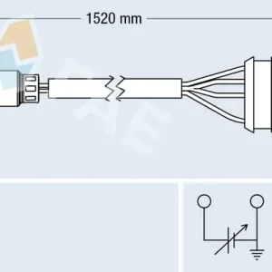 Dostępne od ręki Sonda lambda FAE 77301