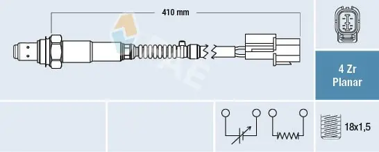 Najlepsza cena Sonda lambda FAE 77320