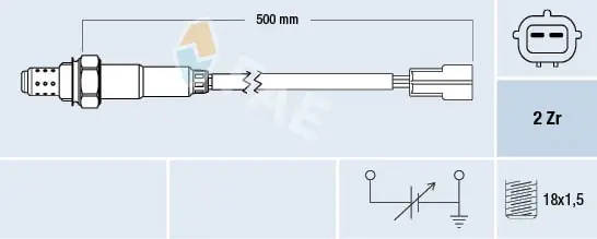 Sonda lambda FAE 77324 Ostatnie sztuki