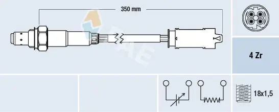 Sonda lambda FAE 77368 Ostatnie sztuki