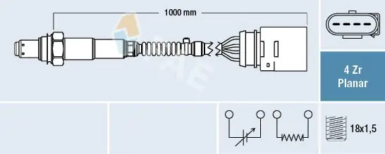 Sonda lambda FAE 77404 Obniżka ceny