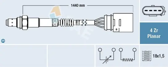 Sonda lambda FAE 77407 Nie przegap