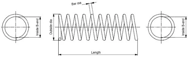 Zniżka Sklep Wazcar  Karta produktu: MOS SP0491 MONROE Sprężyna zawieszenia FORD tył (!)