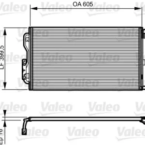 CHŁODNICA KLIMATYZACJI BMW Rabat