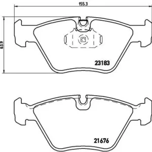 Cena promocyjna KLOCKI HAMULC. BMW 3 E46  99-05