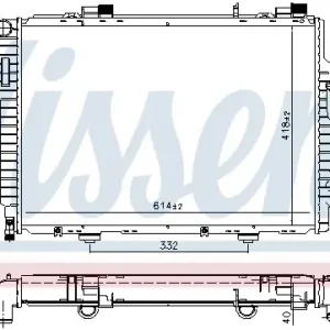 Wysoka jakość Chłodnica silnika NISSENS 62522 2025008203