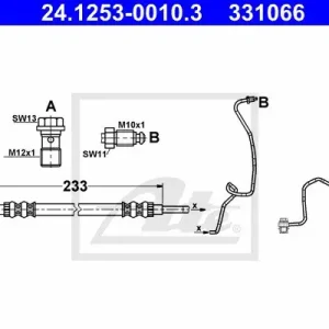 PRZEWOD HAM.TYL LEWY Ograniczona ilość