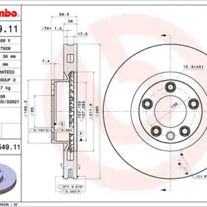 Ostatnie sztuki TARCZA HAMULCOWA PRZOD