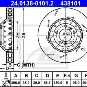 Premium TARCZA HAM.PRZOD LEWA